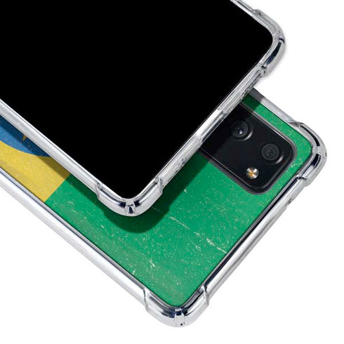 Ethiopia Flag Distressed Galaxy S20 FE Clear Case